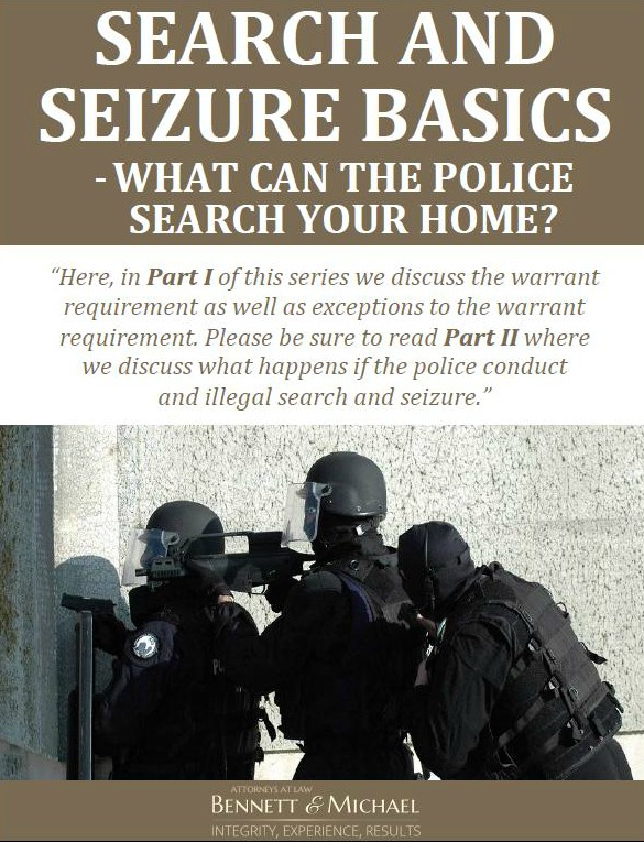 Search and Seizure Basics - What Can The Police Search Your Home